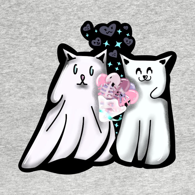 Cat ghosts by ORTEZ.E@GMAIL.COM